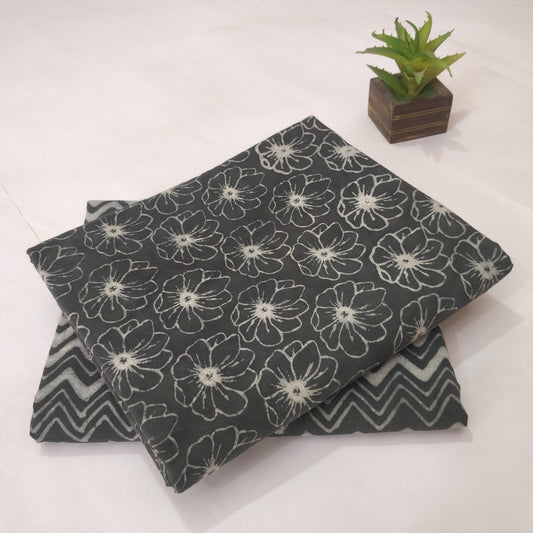 Pure Cotton Handblock Printed  2PC Top-Bottom Set