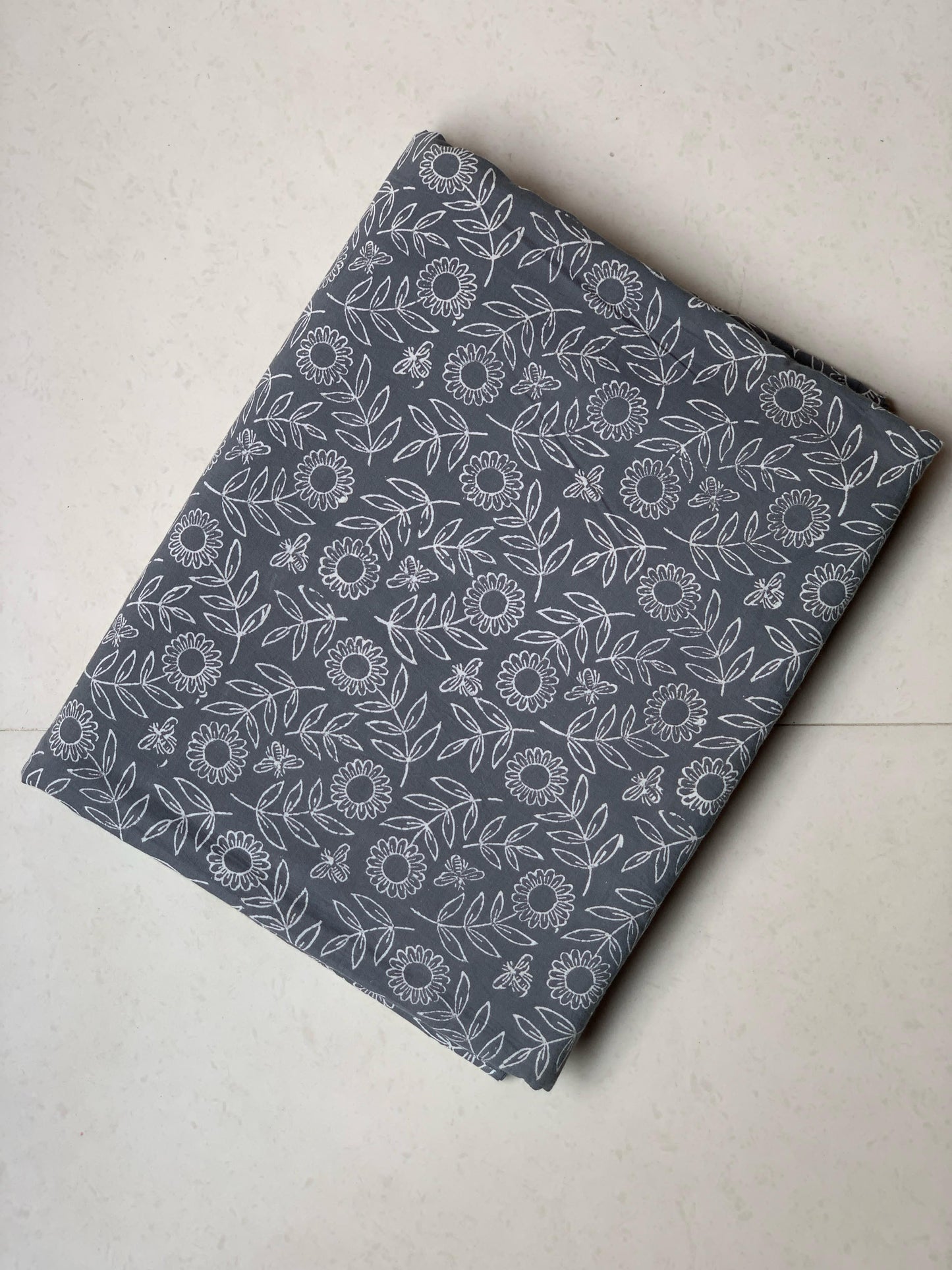 Pure Soft Cotton Handblock Printed Fabric