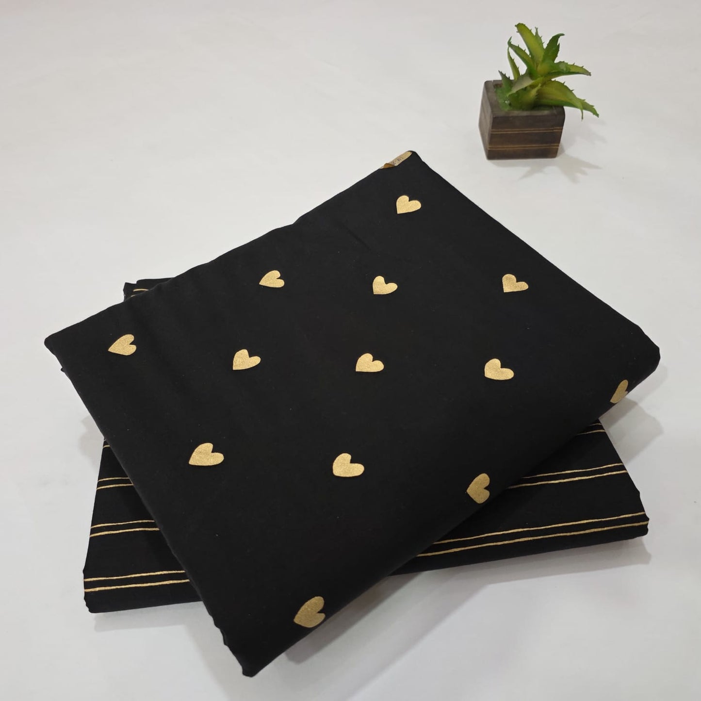 Pure Soft Cotton Handblock Printed 2PC Top-Bottom Suit Set