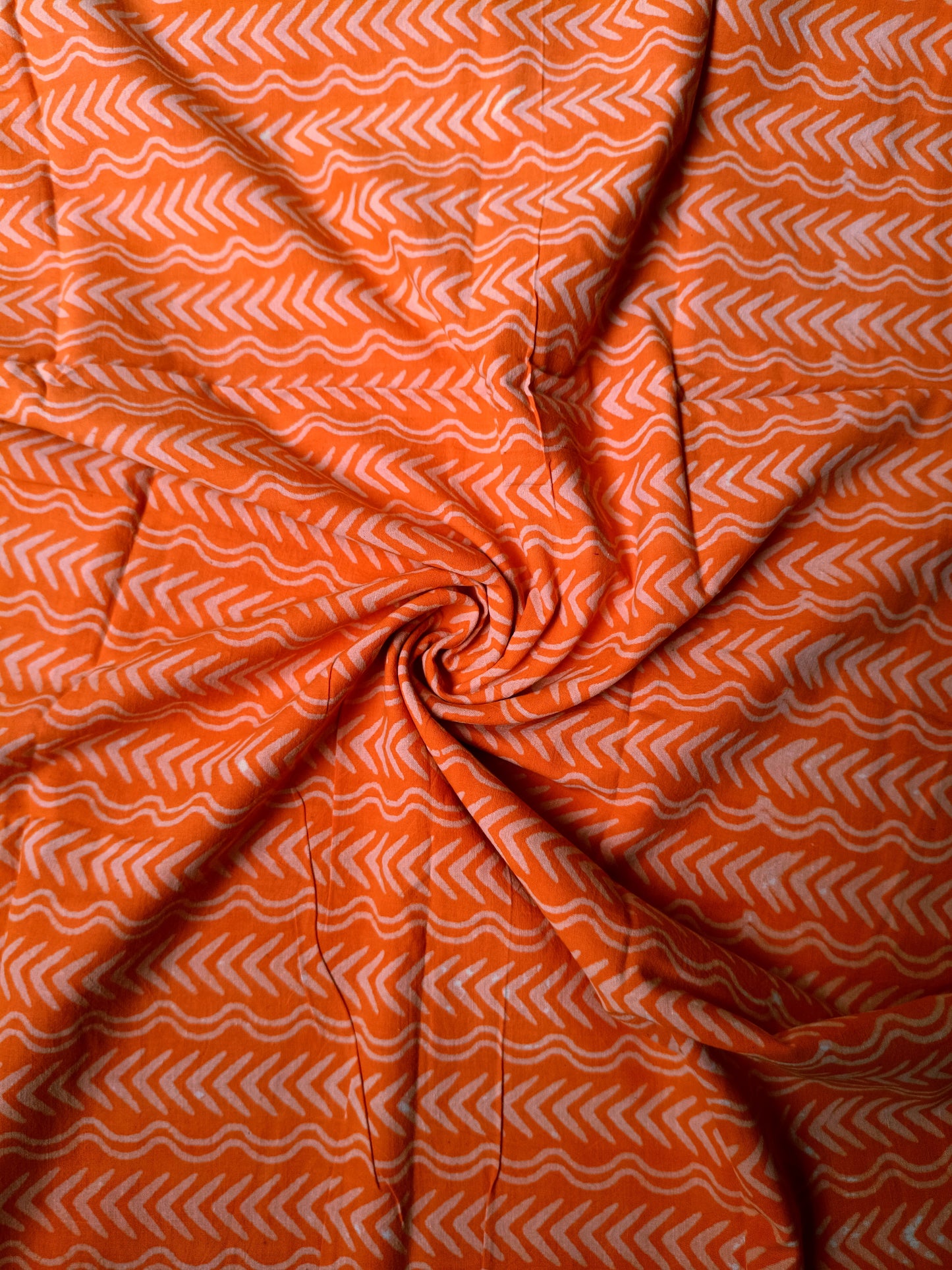 (Pre-cut 2.50 Meter ) Pure Soft Cotton Hand Block Printed Fabric