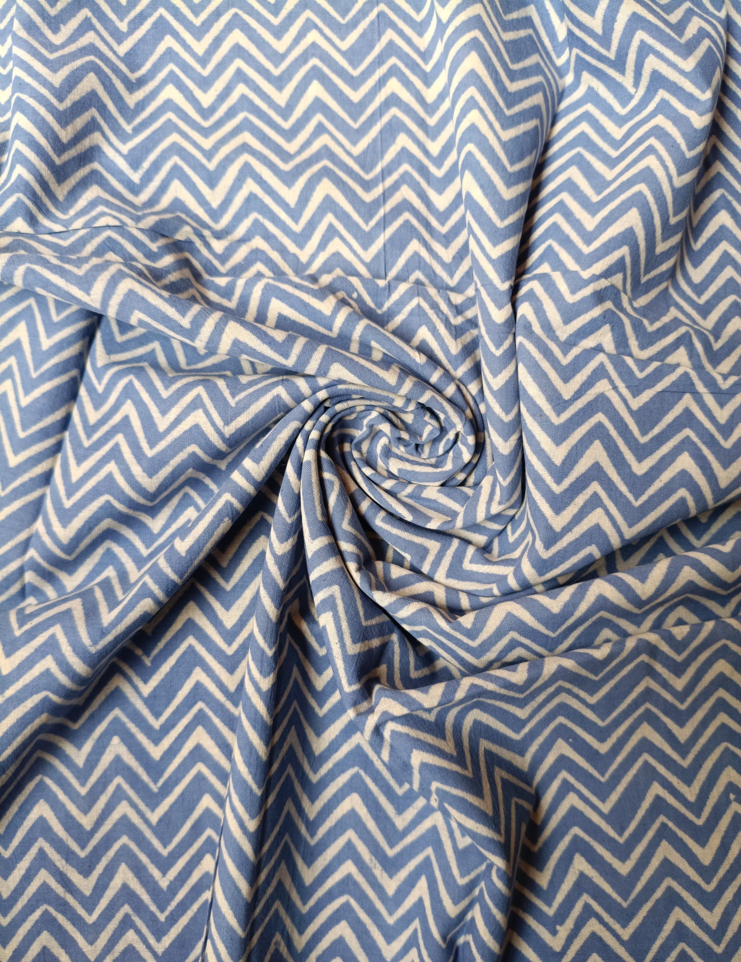 (Pre-cut 2.50 Meter ) Pure Soft Cotton Hand Block Printed Fabric