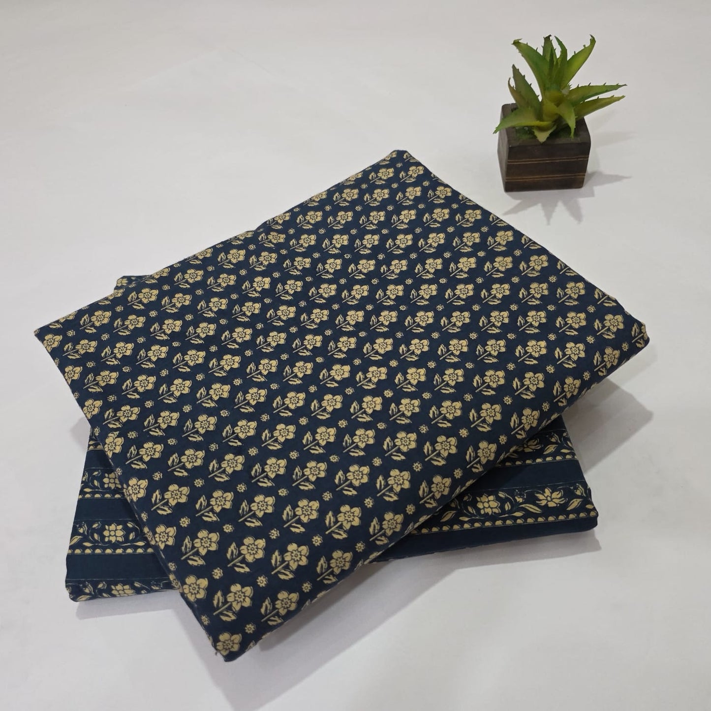 Pure Cotton Handblock Printed 2PC Top-Bottom Suit Set