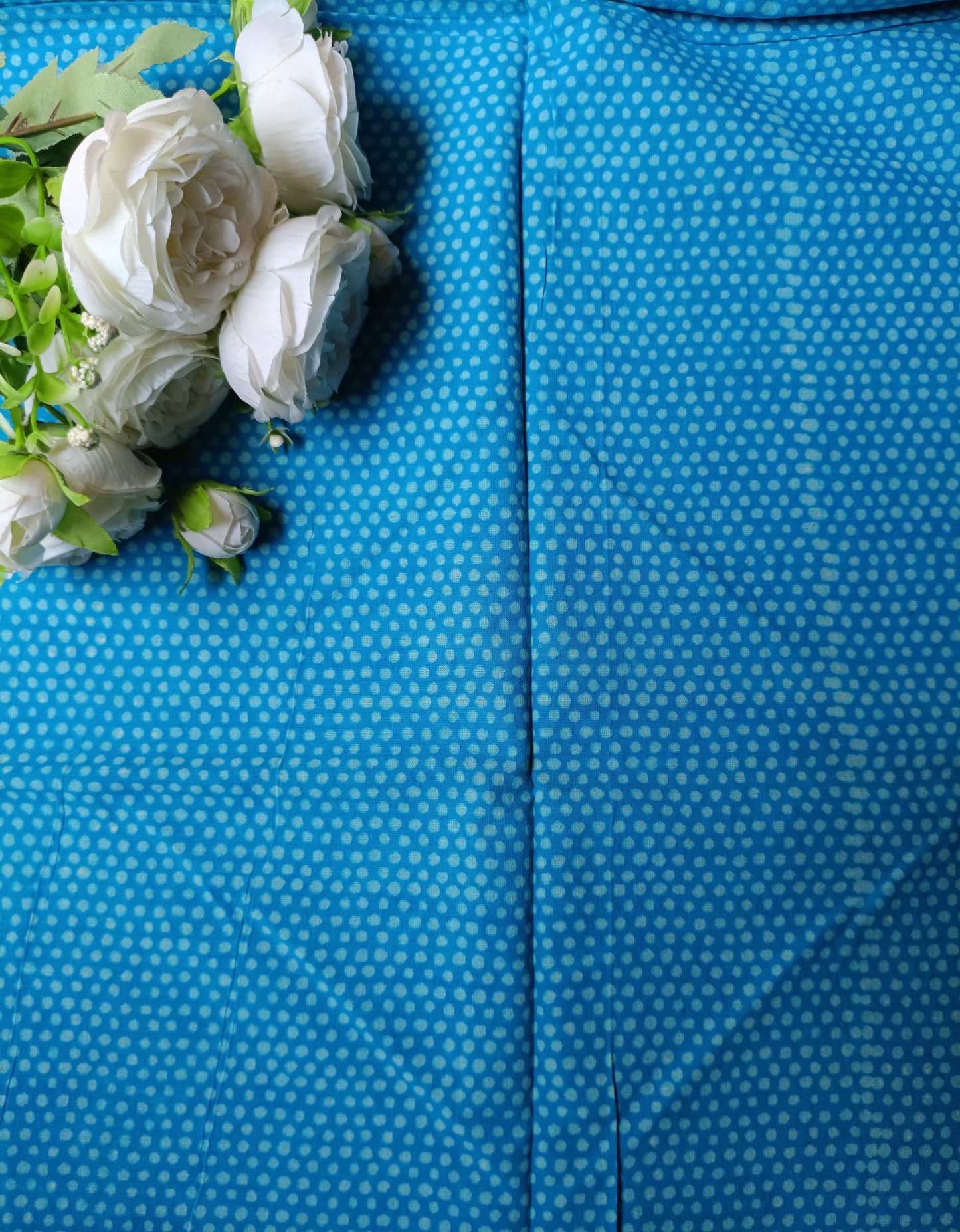 (Pre-cut 2.60 Meter ) Pure Soft Cotton Hand Block Printed Fabric