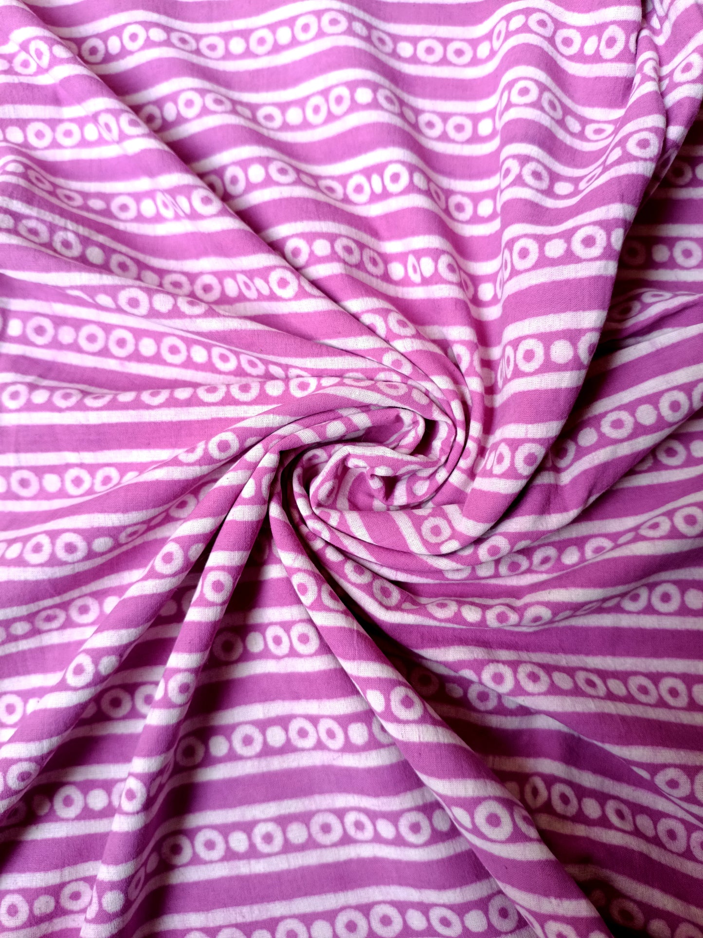 (Pre-cut 2.50 Meter ) Pure Soft Cotton Hand Block Printed Fabric