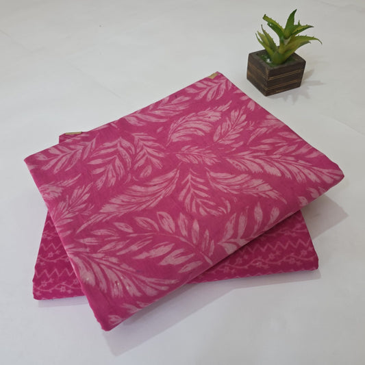 Pure Cotton Handblock Printed 2PC Top-Bottom Suit Set