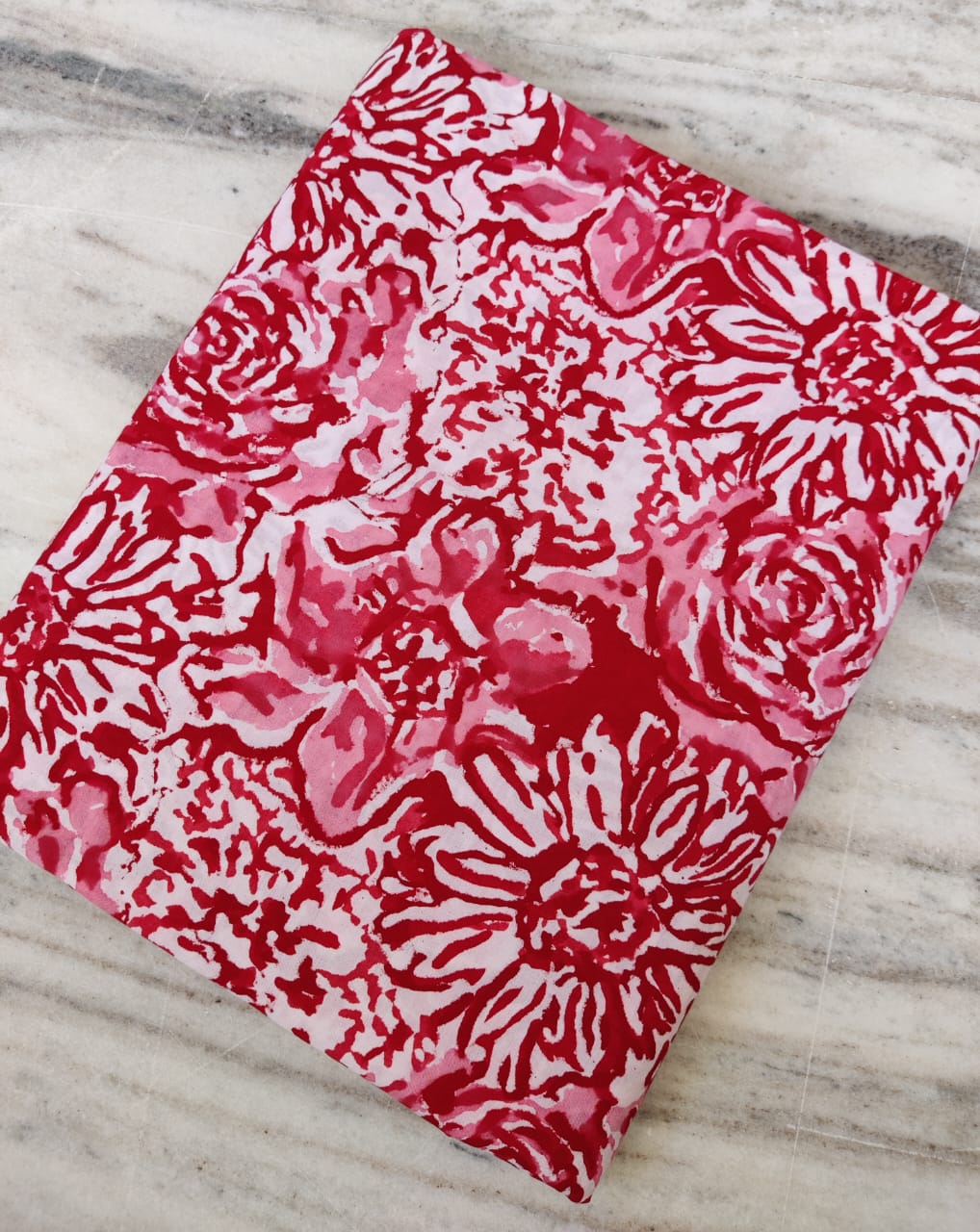 (Pre-cut 2 Meter) Pure Soft Cotton Hand Block Printed Fabric