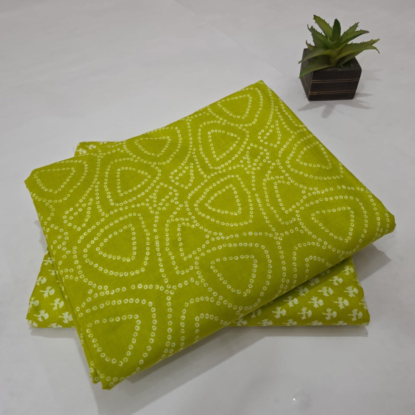 Pure Soft Cotton Handblock Printed 2PC Top-Bottom Suit Set