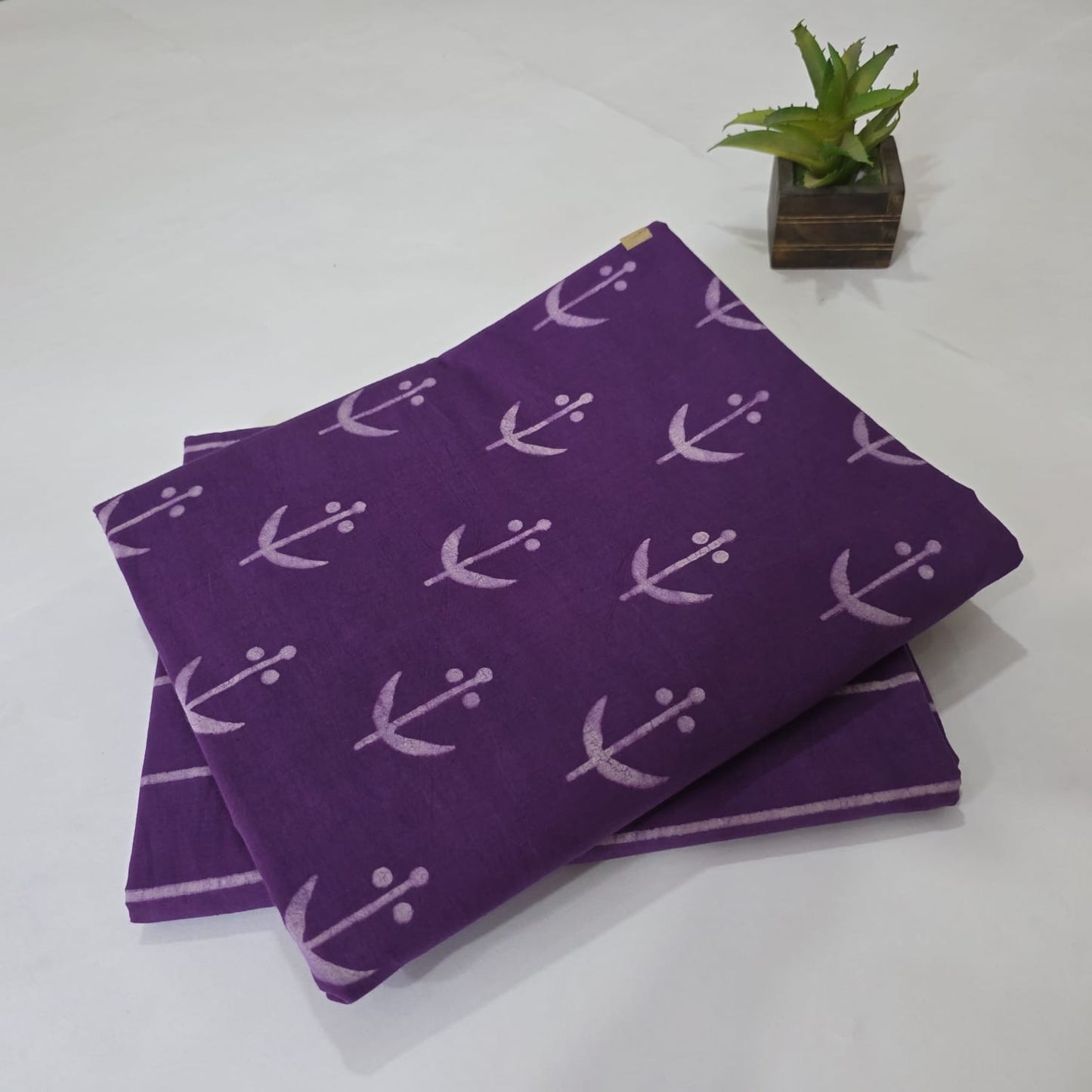 Pure Cotton Handblock Printed 2PC Top-Bottom Suit Set