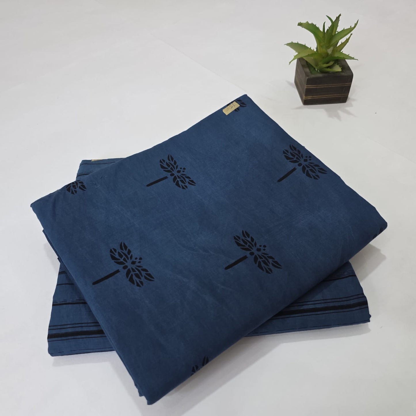 Pure Soft Cotton Handblock Printed 2PC Top-Bottom Suit Set