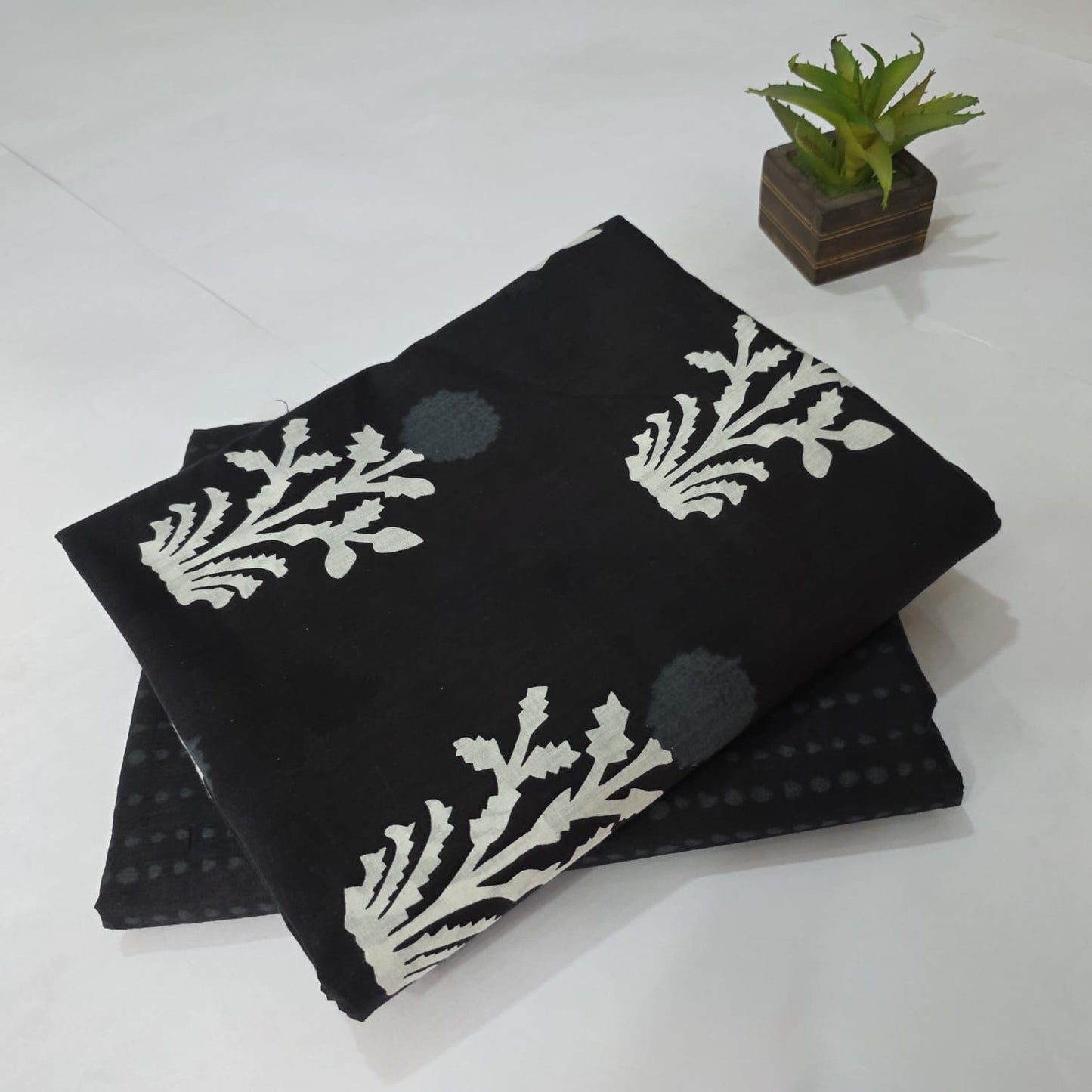 Pure Cotton Handblock Printed 2PC Top-Bottom Suit Set