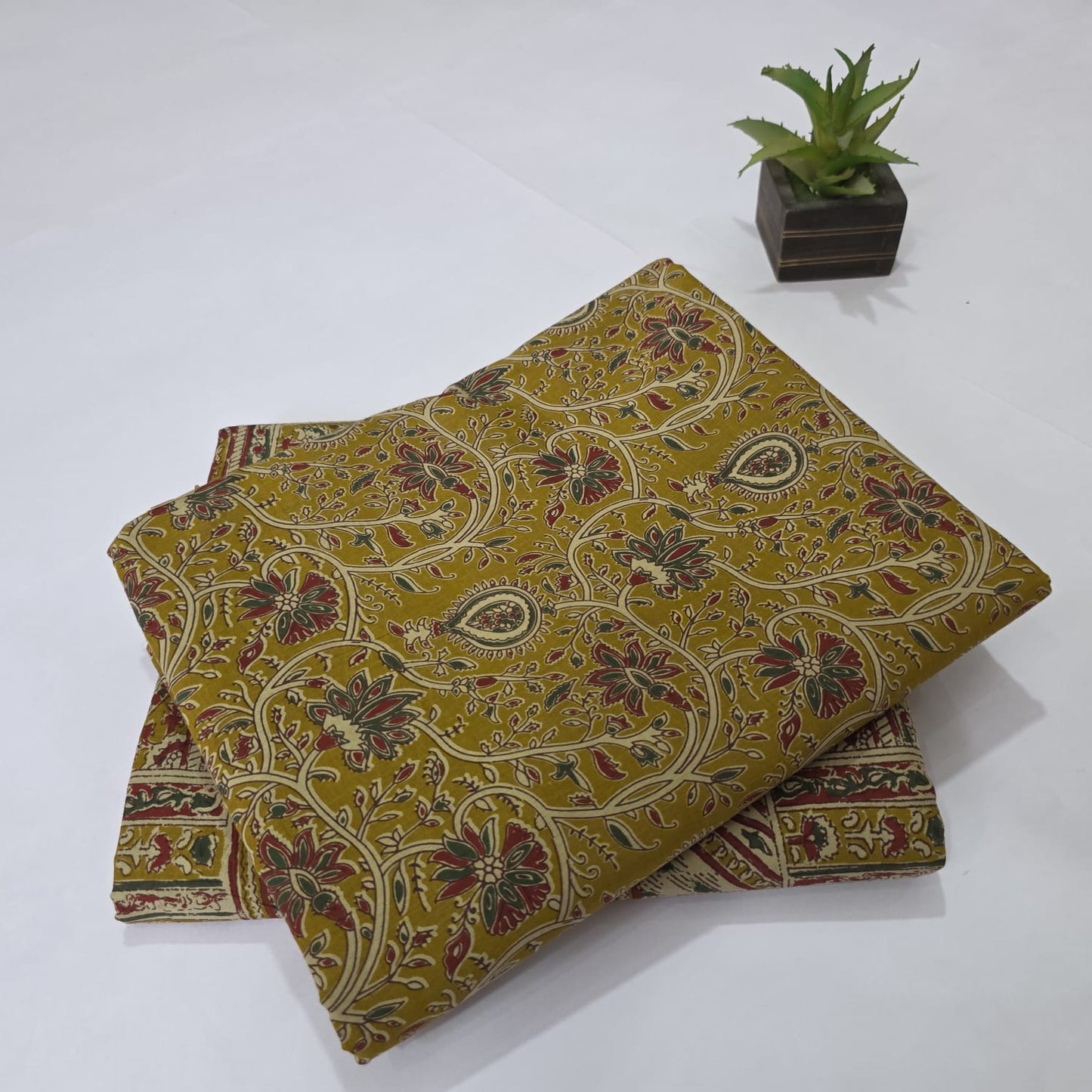 Pure Soft Cotton Handblock Printed 2PC Top-Bottom Suit Set