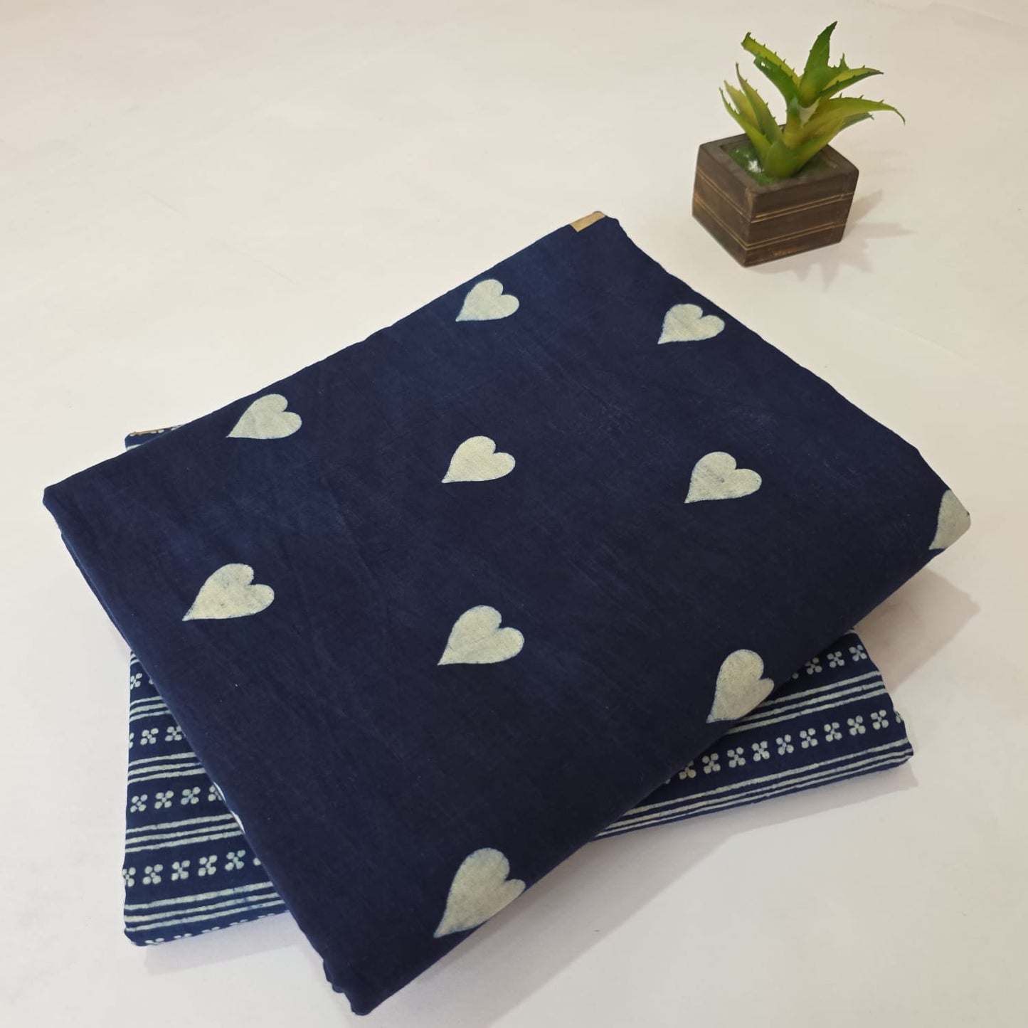 Pure Cotton Handblock Printed 2PC Top-Bottom Suit Set