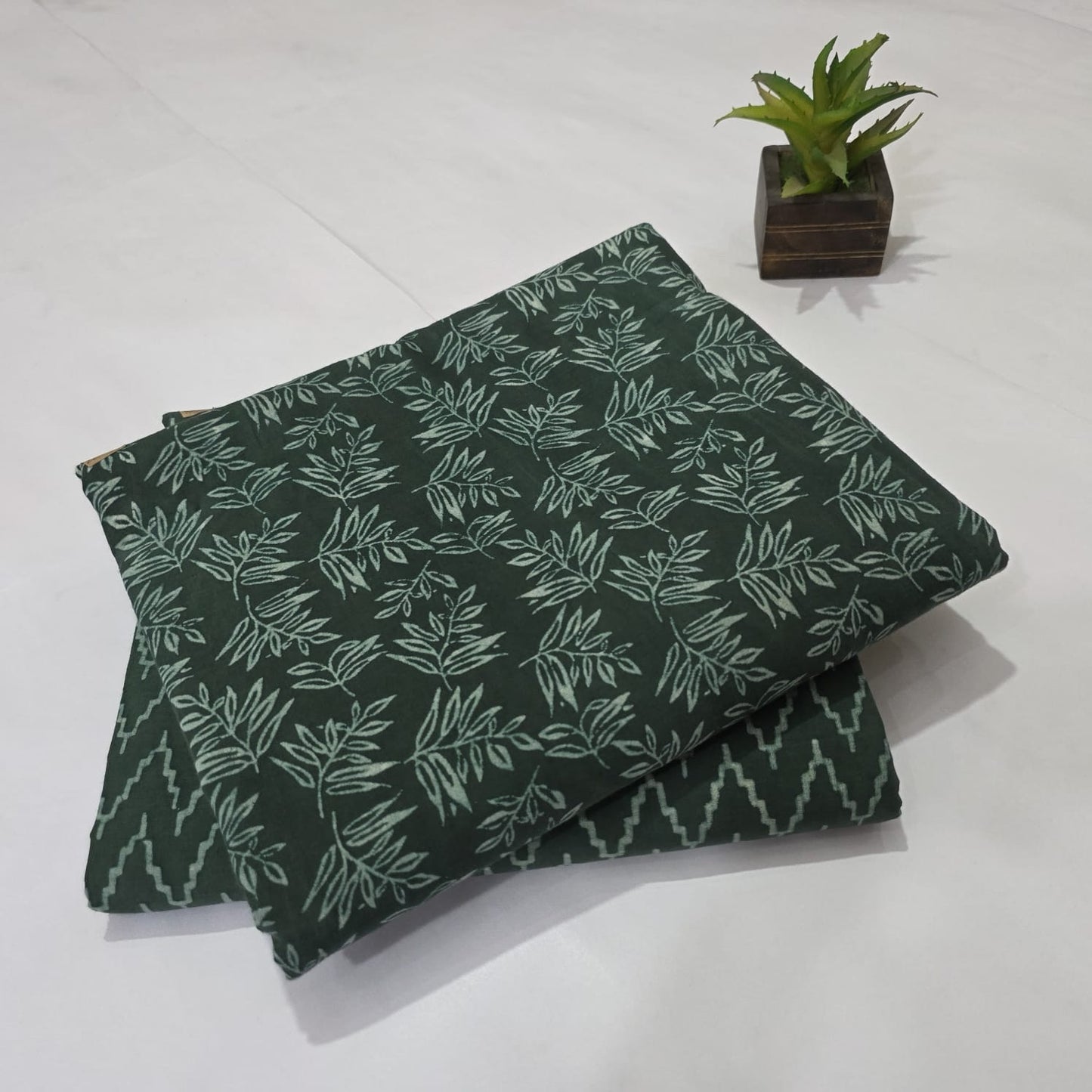 Pure Cotton Handblock Printed 2PC Top-Bottom Suit Set
