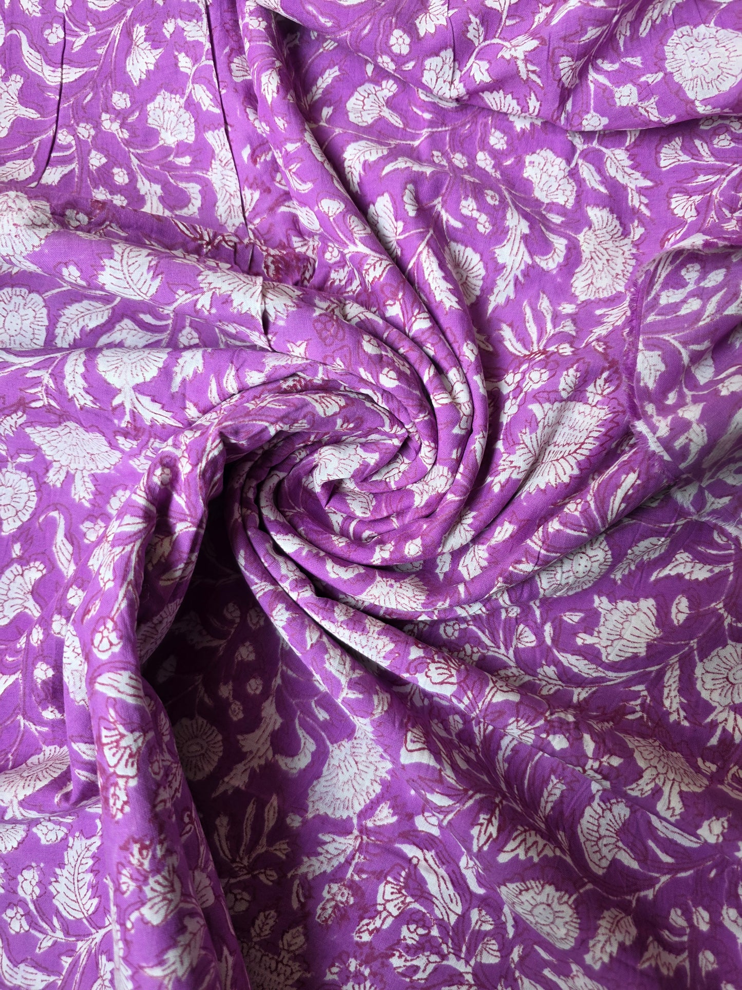 Pure Soft Cotton Handblock Printed Fabric