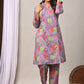 Lavender Bloom Printed Kurta & Pant Co-Ord Set