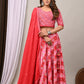 Pure Cotton Printed Lehenga Choli Set with Dupatta