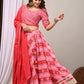 Pure Cotton Printed Lehenga Choli Set with Dupatta