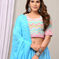 Pure Cotton Printed Lehenga Choli Set with Dupatta