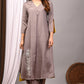 Premium Solid Muslin Fabric 2-Piece Kurta Pant Set