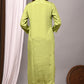 Premium Solid Muslin Fabric 2-Piece Kurta Pant Set