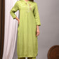 Premium Solid Muslin Fabric 2-Piece Kurta Pant Set