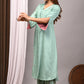Premium Solid Muslin Fabric 2-Piece Kurta Pant Set