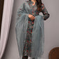 Premium Handblock Printed Modal Silk Suit Set with Dupatta