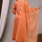 Premoium Handblock Printed Modal Silk Suit Set with Dupatta