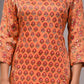 Premoium Handblock Printed Modal Silk Suit Set with Dupatta