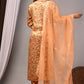 Premium Handblock Printed Modal Silk Suit Set with Dupatta