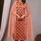 Premium Handblock Printed Modal Silk Suit Set with Dupatta