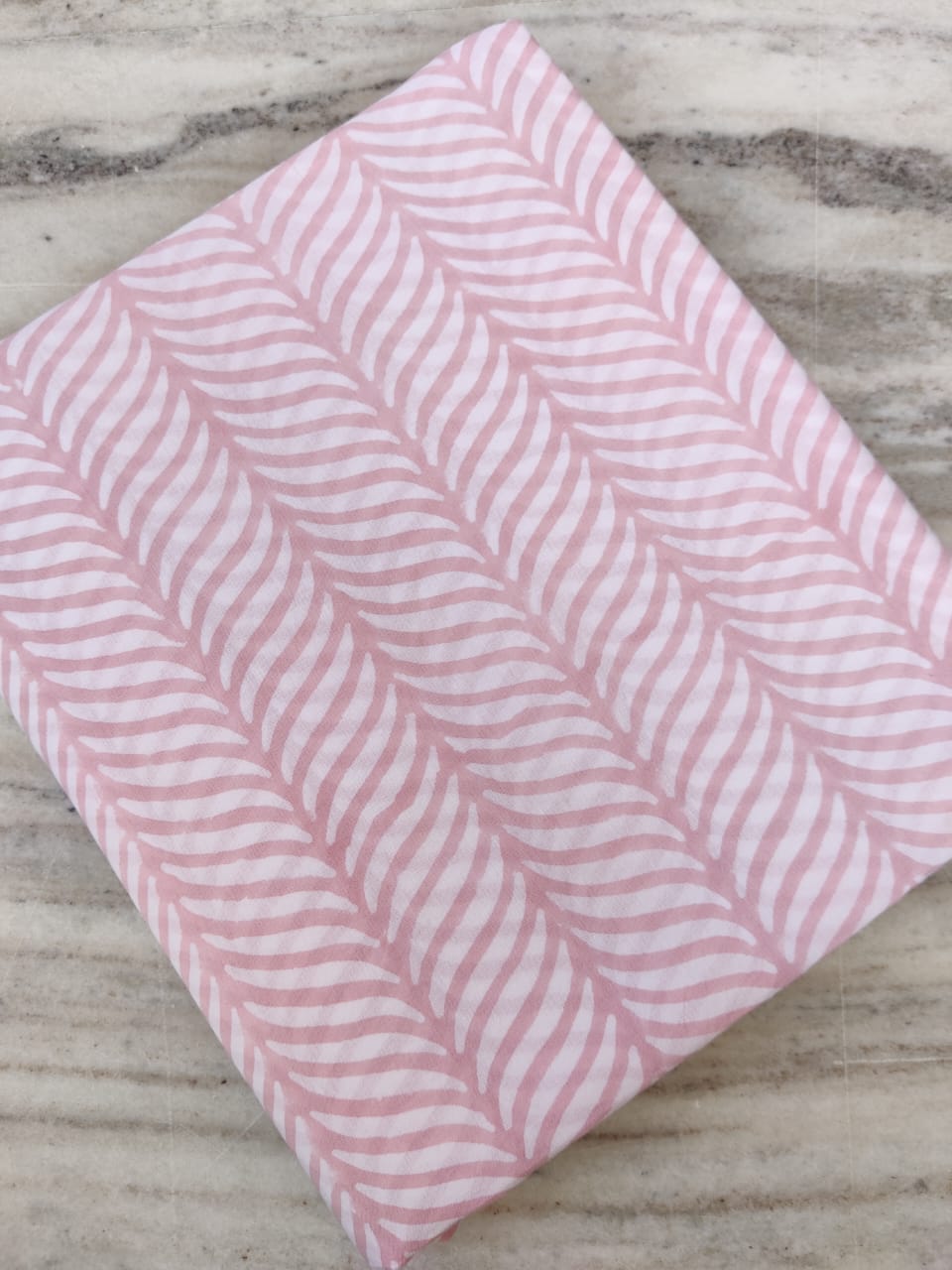 (Pre-cut 1.80m) Pure Soft Cotton Hand Block Printed Fabric