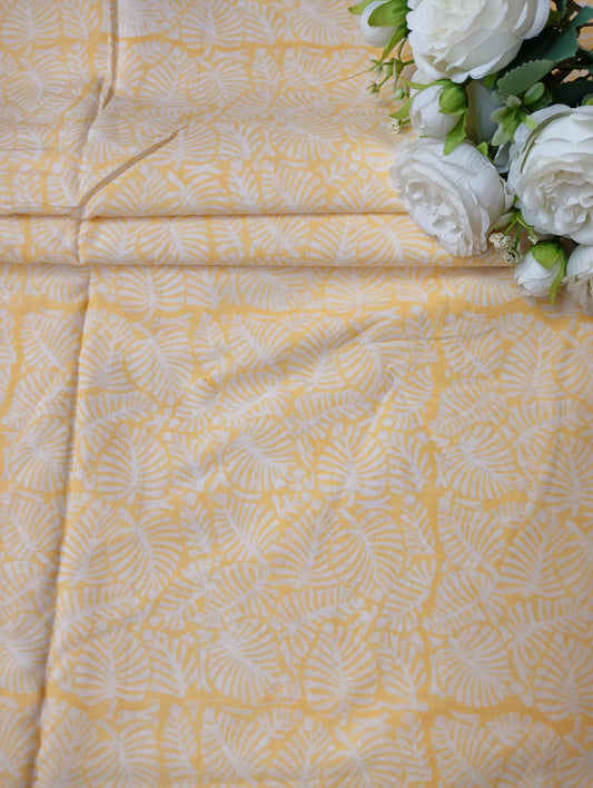 Pure Soft Cotton Handblock Printed Fabric