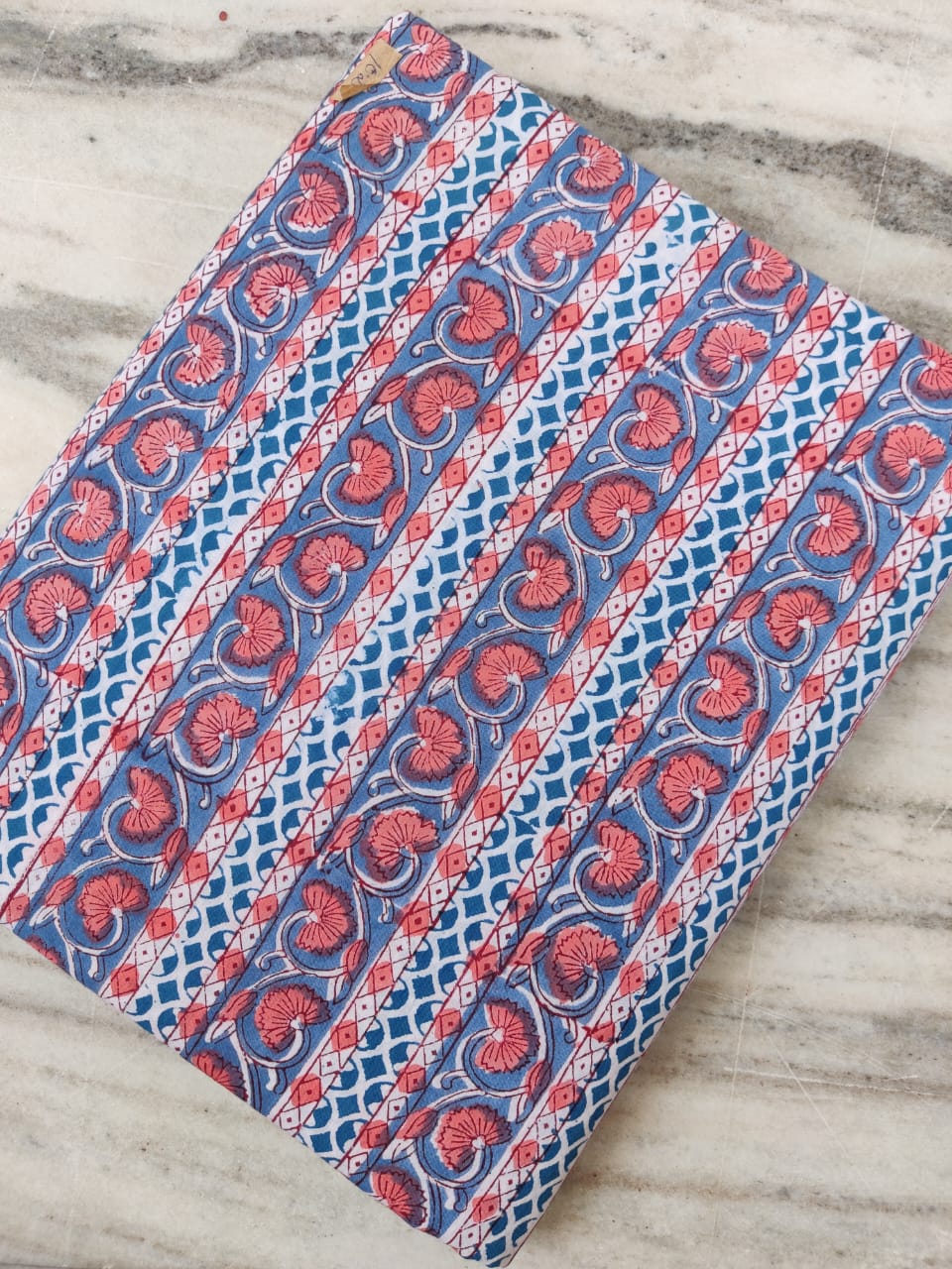 Pure Soft Cotton Handblock Printed Fabric