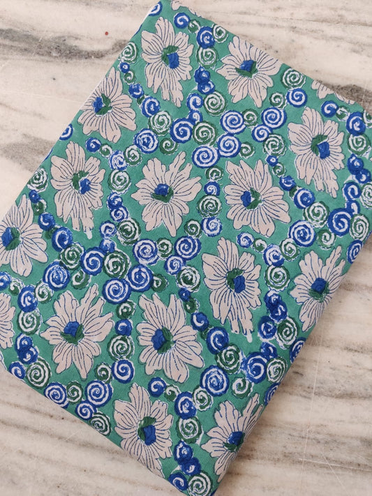 Pure Soft Cotton Handblock Printed Fabric