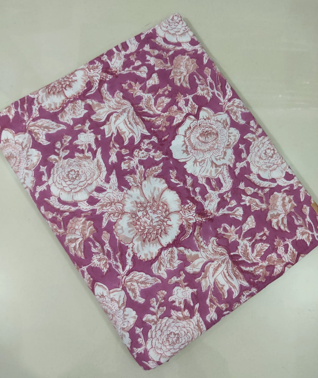 Pure Soft Cotton Handblock Printed Fabric