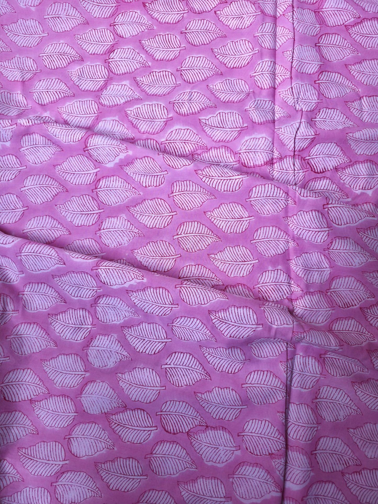 Pure Soft Cotton Handblock Printed Fabric