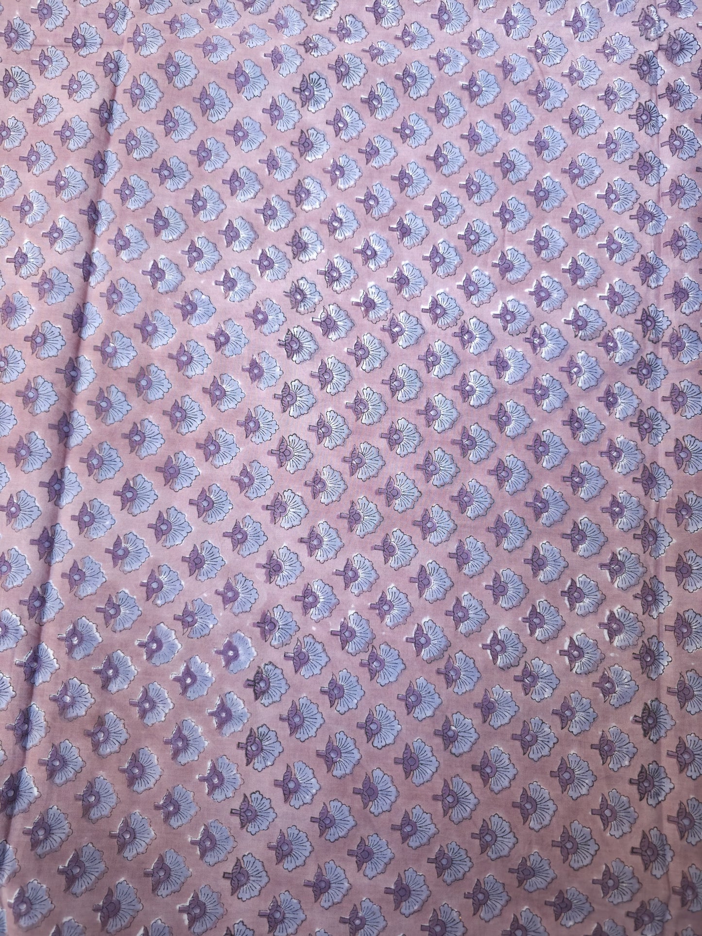 Pure Soft Cotton Handblock Printed Fabric