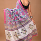 Pure Soft Cotton Handblock Printed Saree With Blouse
