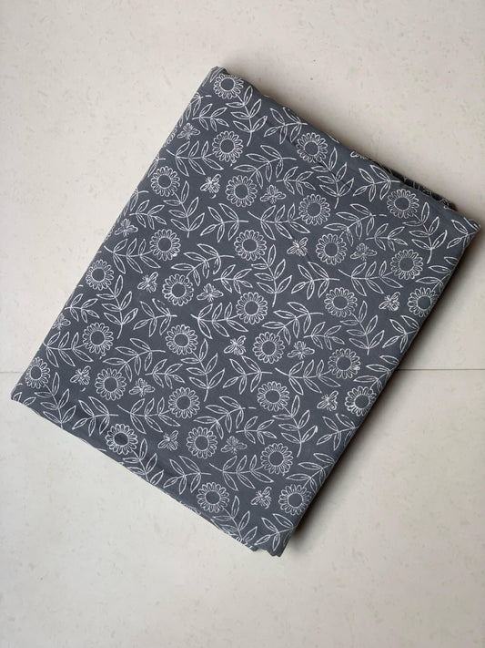 Pure Soft Cotton Handblock Printed Fabric
