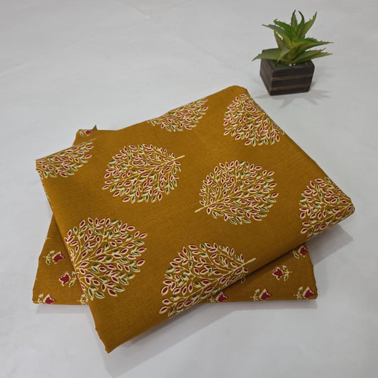 Pure Soft Cotton Handblock Printed 2PC Top-Bottom Suit Set
