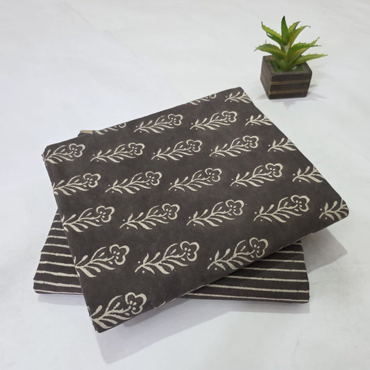 Pure Cotton Handblock Printed 2PC Top-Bottom Set