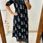Premium Floral Fine Cotton Printed A-Line Pattern Kurti-Palazzo Set