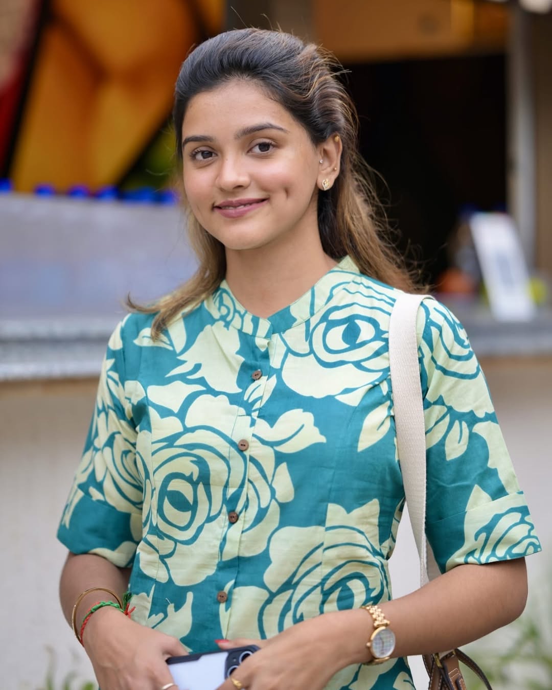 Premium Floral Fine Cotton Printed A-Line Pattern Kurti-Palazzo Set