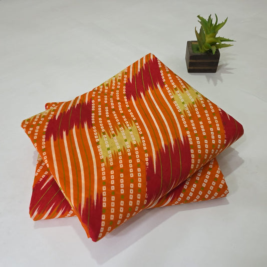 Pure Cotton Handblock Printed 2PC Top-Bottom Suit Set