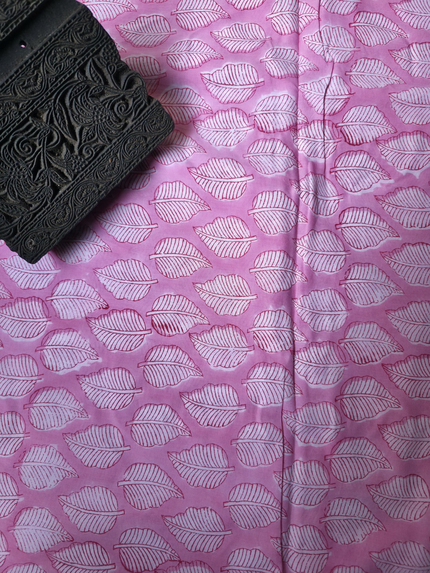 Pure Soft Cotton Handblock Printed Fabric