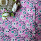 Pure Soft Cotton Handblock Printed Fabric