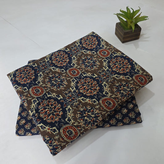 Pure Cotton Handblock Printed 2PC Top-Bottom Suit Set