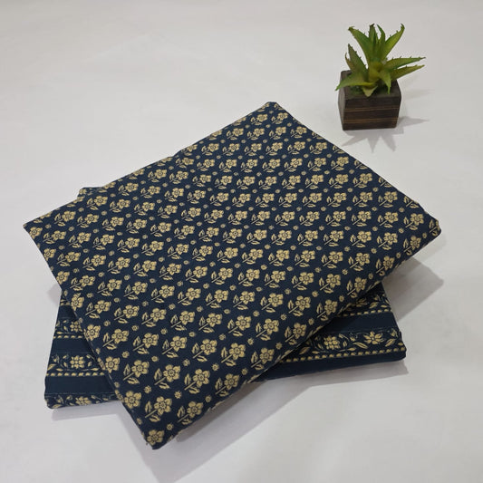 Pure Cotton Handblock Printed 2PC Top-Bottom Suit Set