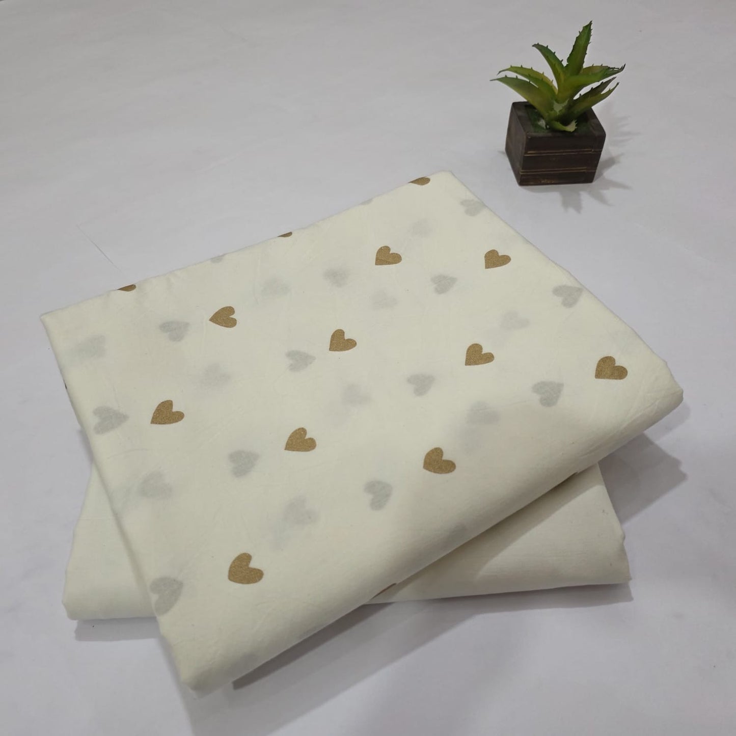 Pure Soft Cotton Handblock Printed 2PC Top-Bottom Suit Set